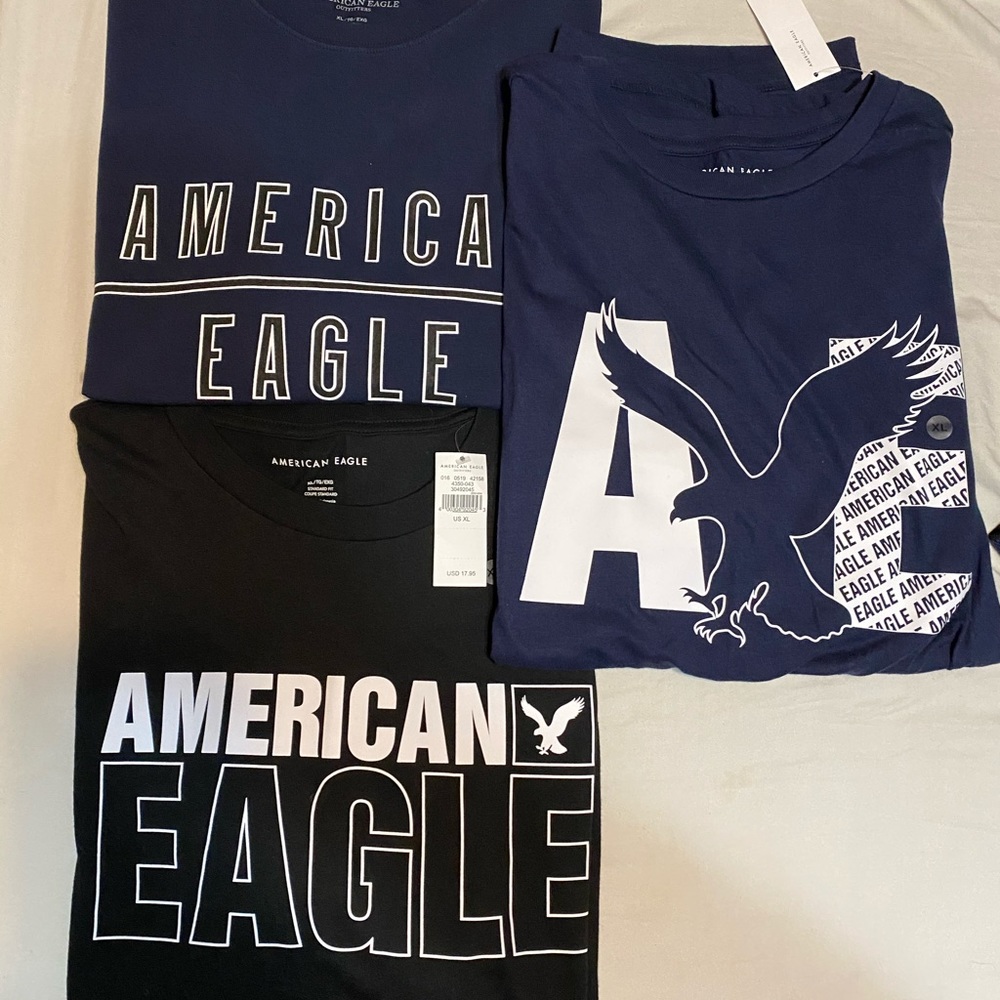 Lot of 3 America Eagle T shirts